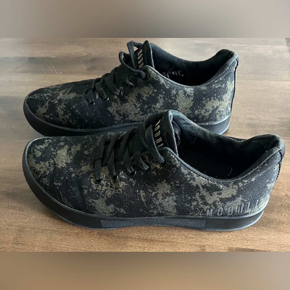 ❌NOT FOR SALE❌NOBULL Black and Gold Canvas Trainers
